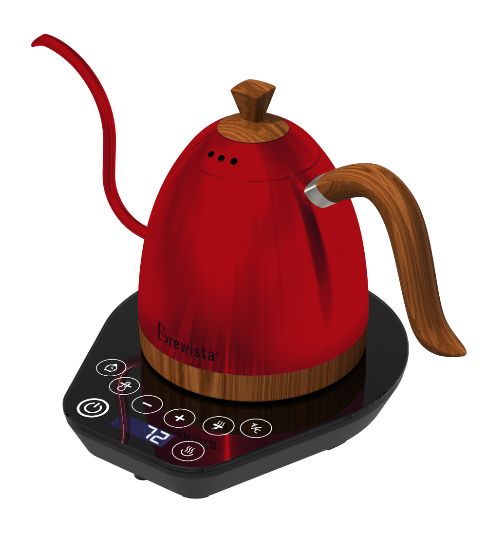 Artisan 600mL Gooseneck Variable Temperature Kettle - Red